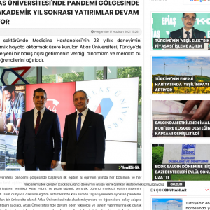 Atlas Üniversitesi Basın Haberleri