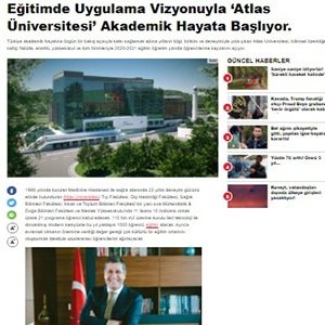Atlas Üniversitesi Basın Haberleri